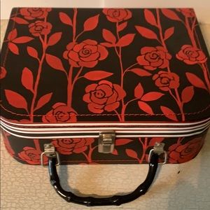 Red, black and white box